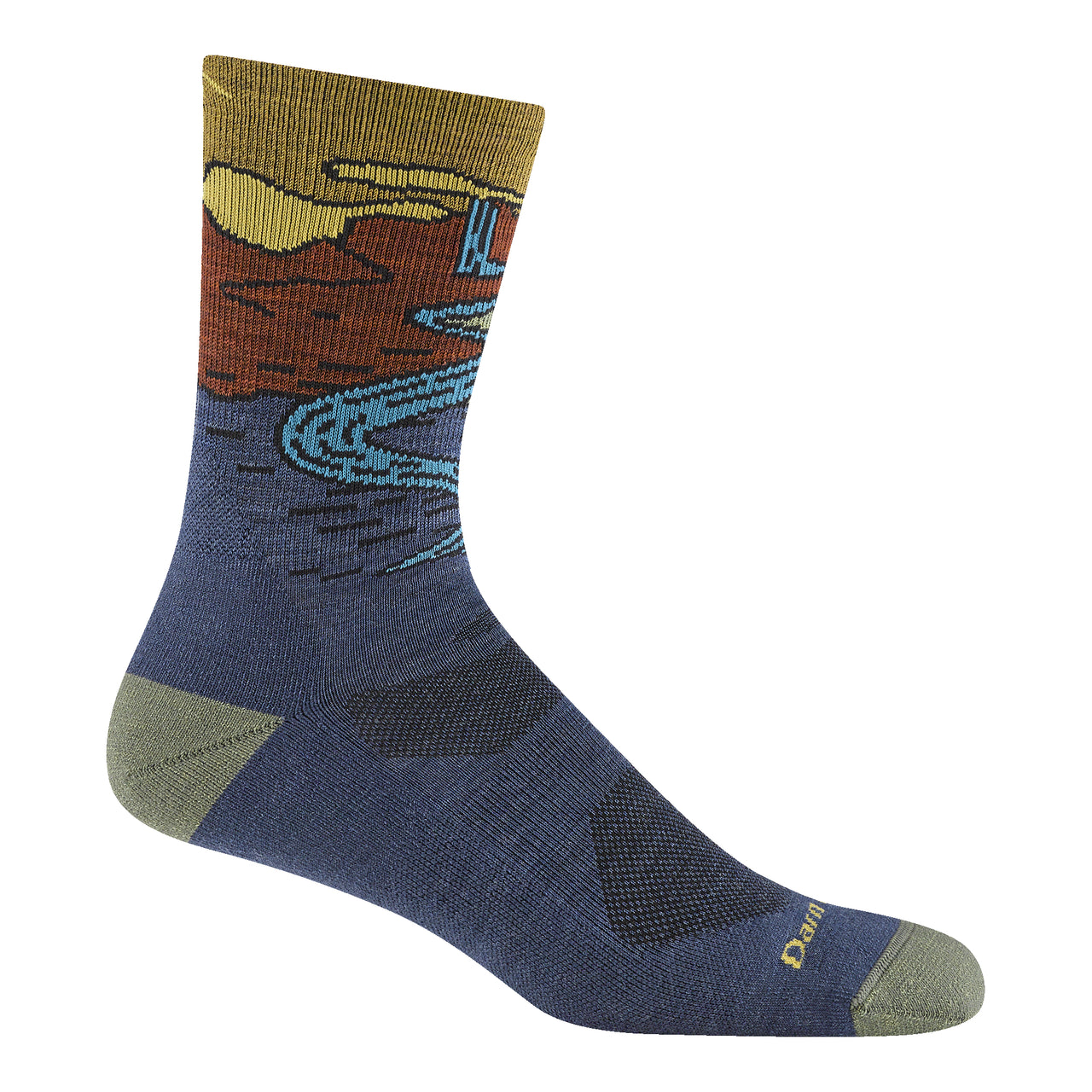 Men's Chasing Waterfalls Micro Crew Lightweight with Cushion 5020