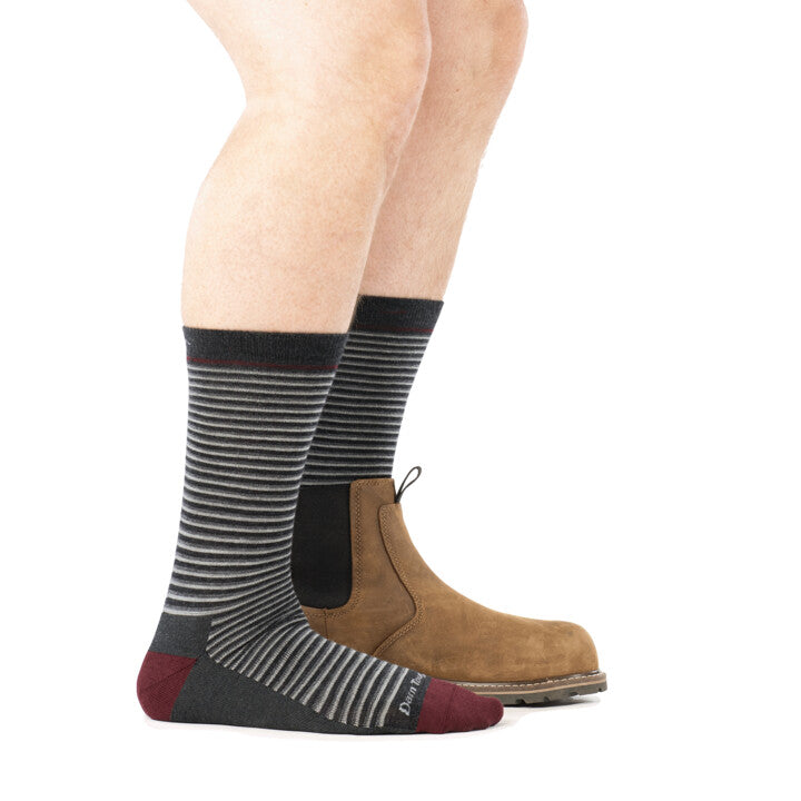 Men's Microstripe Crew Lightweight 6134