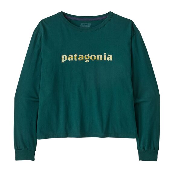 W's L/S '73 Text Logo Easy Cut Organic T-Shirt 37835