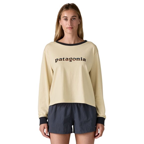 W's L/S '73 Text Logo Easy Cut Organic T-Shirt 37835