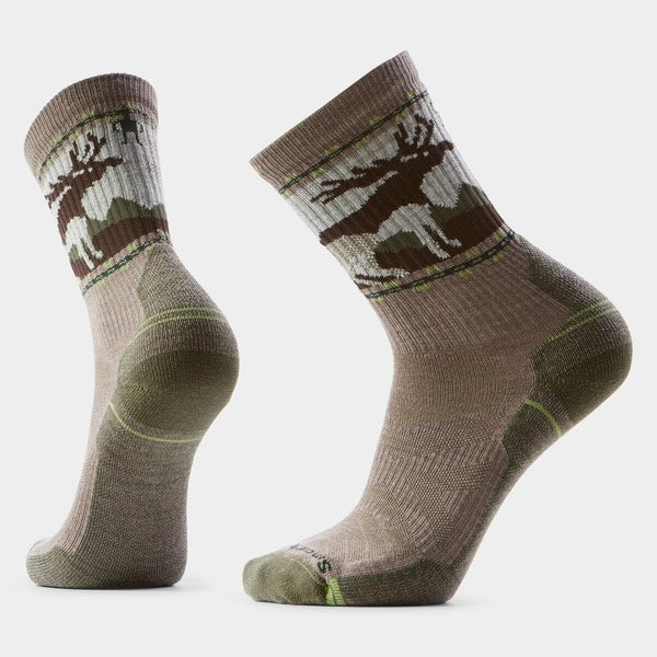 Hike  Light Cushion Mountain Moose Crew Socks SW002686
