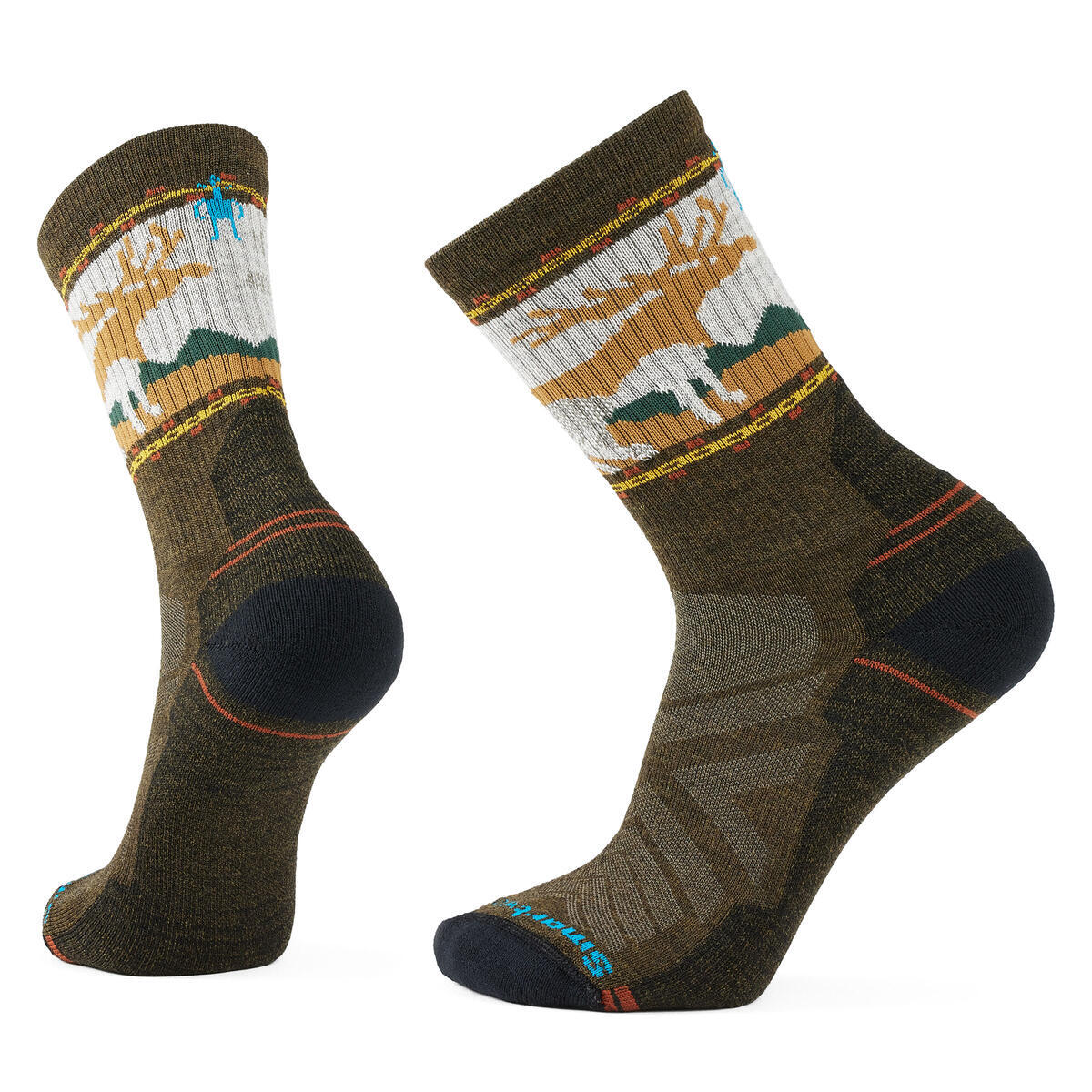 Hike  Light Cushion Mountain Moose Crew Socks SW002686