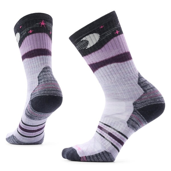 Women's Hike Targeted Cushion Lunar Trek Crew Socks SW003134